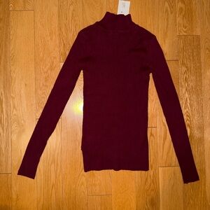 BRAND NEW Ribbed Turtleneck Slim Knit Sweater